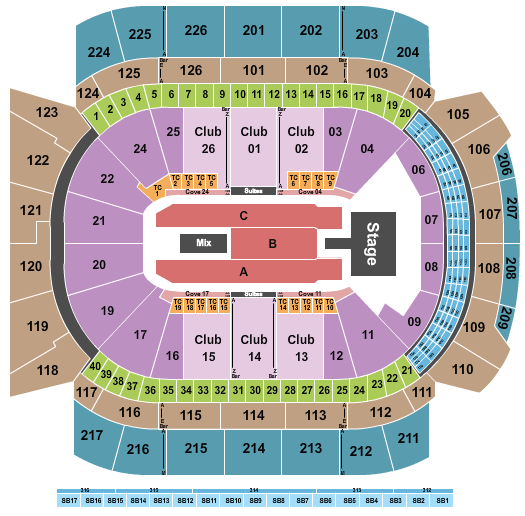 Climate Pledge Arena Mana Seating Chart